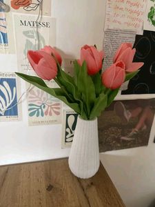 Pack Of 2 White Pinterest Aesthetic Vases
