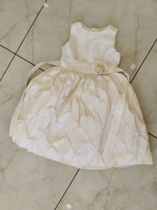Exquisite White Party Dress for Little Girls