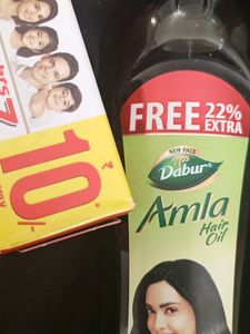 Dabur Hair Oil And 10rs Toothpaste Freee!