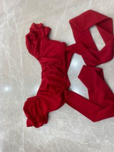 Red Crop Top