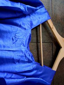 Elegant Blue Bridesmaid Dress