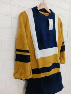 Stylish Color Block Sweater