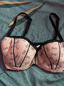 Bow Print Bra