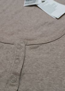 HM Fitted pyjamas in soft, ribbed jersey made from