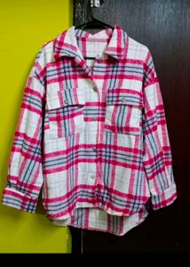 Pinterest Inspired Savana Plaid Jacket Women&#39;s Coat Autumn Winter Retro Pocket Oversized