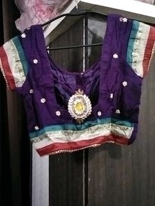 Elegant Purple Blouse