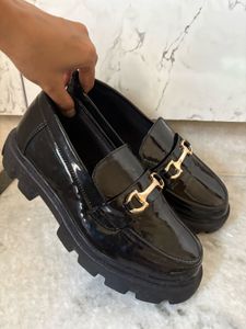 Truffle Collection Black Loafers