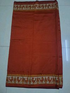 Premium Silk Rust Colour Saree