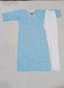 Rayon kurti and leggings