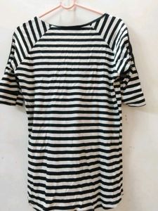 Striped Lace Top
