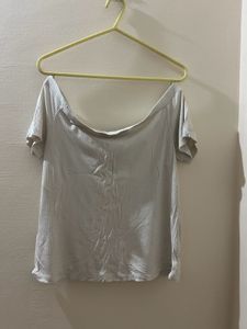 Off-Shoulder Knit Top