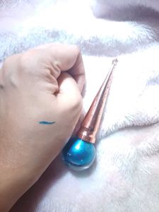 Sparkly Blue Eyeliner