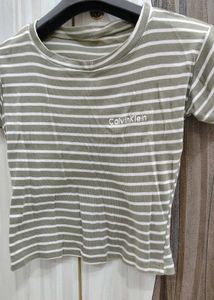 The Pistachio Colour Calvin Klein Tshirt