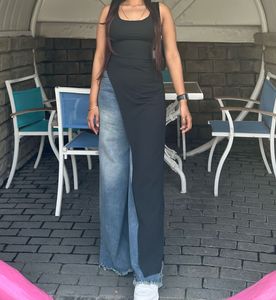 Sleeveless Black Maxi Slip Dress