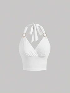 Cute Heart Halter Top