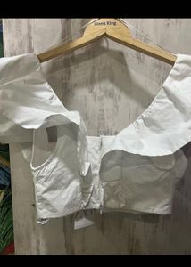 White Off-Shoulder Top