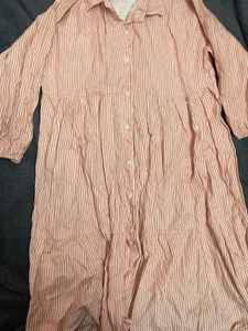 Striped Shirt Dress🤎