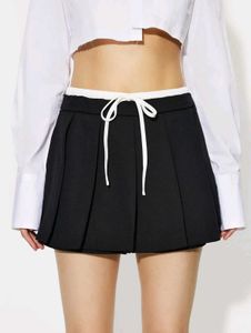 Pleated Mini Skirt