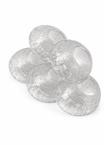 Vintage Glass Dessert Bowls (Set of 6)