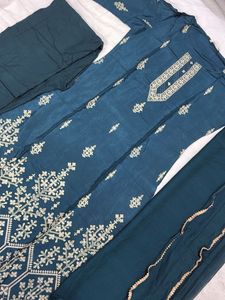 Premium Teal Suit Set
