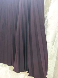 Pleated Midi Skirt