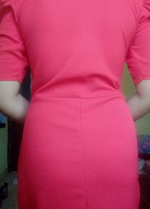 Red Cutout Western Dress