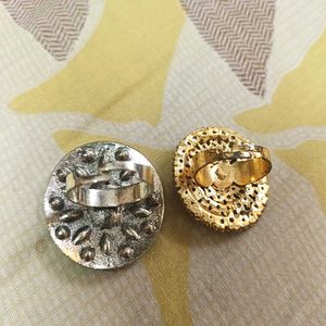 Statement Rings - Set of 2