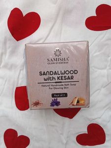 Sandalwood With Kesar Soap(3)🎀(sealed)