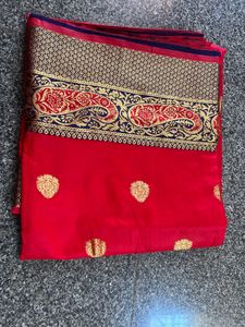 Red art Silk Saree