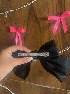 Cute Black Bow Hair Clip