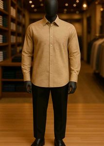 🇳🇿💫♥️ Imported Dark Beige Elegant Men's Shirt