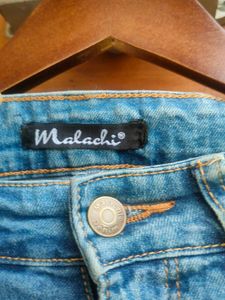 Pinterest-y Ripped Blue Bootcut Jeans
