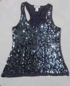 4 Combo Branded Very Stylish Sequin Tank Top