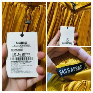 Brand New Sasafras Golden Skirt