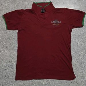 Maroon Polo T Shirt- Urban Style