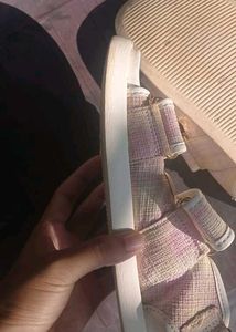 H&amp;M Pink &amp; White Sandal
