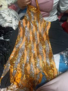 Halter Neck Sequin Dress Party Dance Hot Dubai