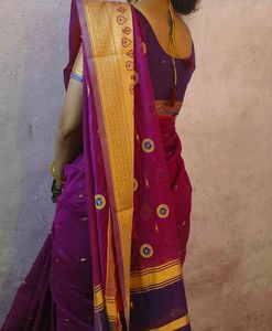 Saree With Stiched Blouse ♥️