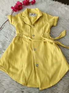 Peppermint Kids Yellow Dress