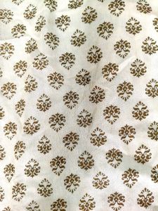 Elegant Printed Kurta with beautiful gold tinge