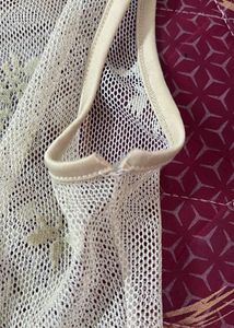 floral net top women