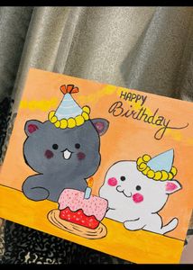 Happy Birthday Canvas Painting