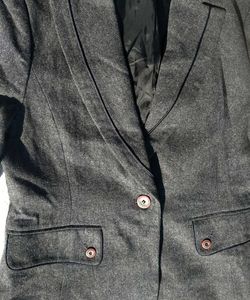 Imported Women Grey Blazer