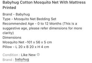Babyhug Cotton  Mosquito Net Mattress