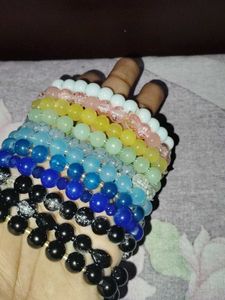 Glass Beads Bracelet All Designs Are Available