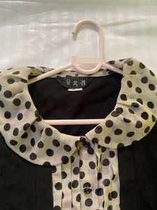 Polka Dot Top Stretchy