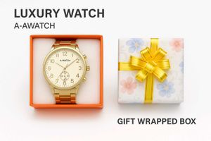 A-AWatch Luxury Gold Watch