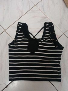 Striped Crop Top
