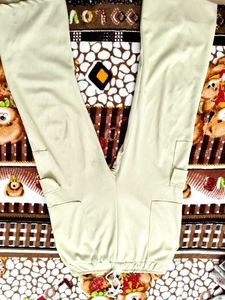 Beige Cargo Pants