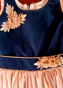 Beautiful Flared Dress For Kids Girls